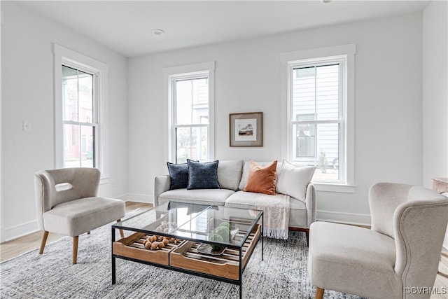 1823 W Cary St Unit A, Richmond, VA 23220 - living room with wood finished floors