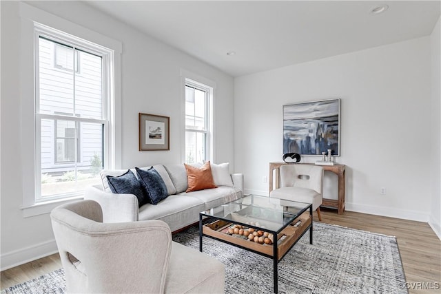 1823 W Cary St Unit A, Richmond, VA 23220 - living room with light wood-style floors and recessed lighting