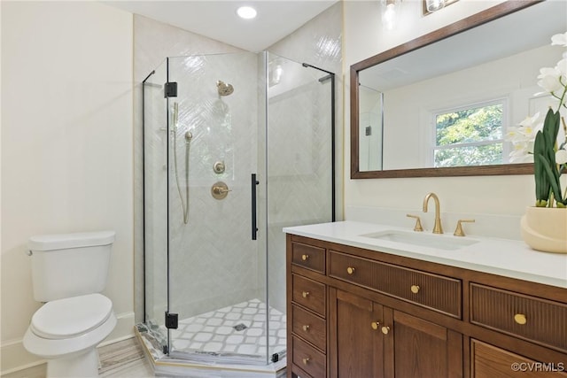 13511 W Salisbury Rd, Chesterfield, VA 23113 - full bathroom with vanity and a shower stall