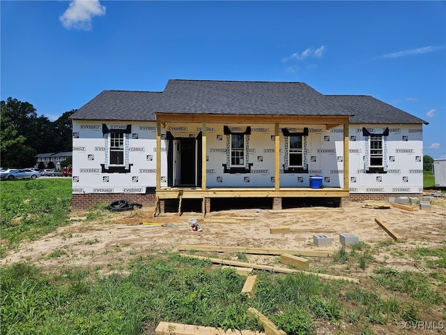 109 Maple Rd, Aylett, VA 23009 - view of front facade featuring a porch and roof with shingles
