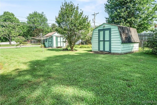 414 John St, Ashland, VA 23005 - view of yard featuring a shed