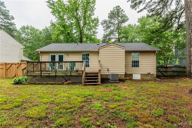 4814 Mill Park Ct, Glen Allen, VA 23060 - back of house with a fenced backyard and a deck