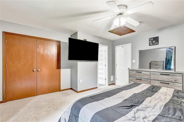 7100 Deer Thicket Dr, Midlothian, VA 23112 - bedroom with light colored carpet and a ceiling fan