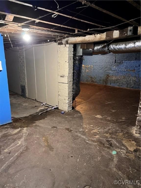 2214 2nd Ave, Richmond, VA 23222 - view of unfinished below grade area