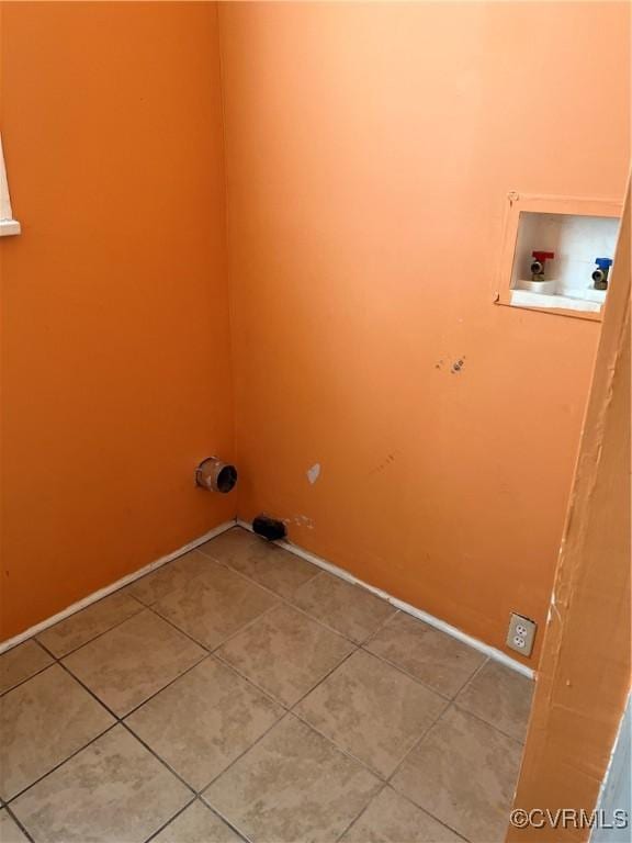2214 2nd Ave, Richmond, VA 23222 - washroom with tile patterned flooring and washer hookup