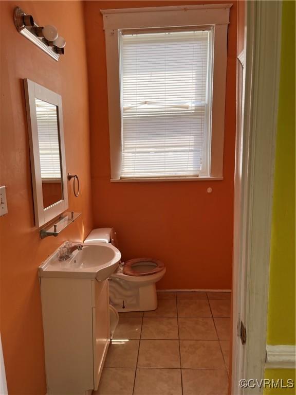 2214 2nd Ave, Richmond, VA 23222 - bathroom featuring vanity and tile patterned floors