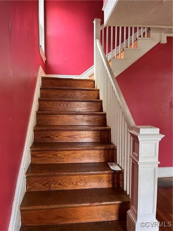2214 2nd Ave, Richmond, VA 23222 - stairs with wood finished floors