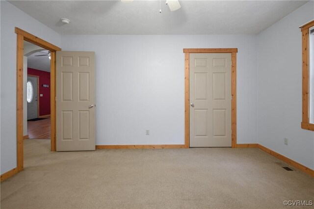 14560 Meade Rd, Amelia, VA 23002 - empty room featuring ceiling fan, carpet floors, and a smoke detector