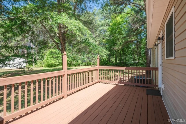 14560 Meade Rd, Amelia, VA 23002 - view of wooden deck