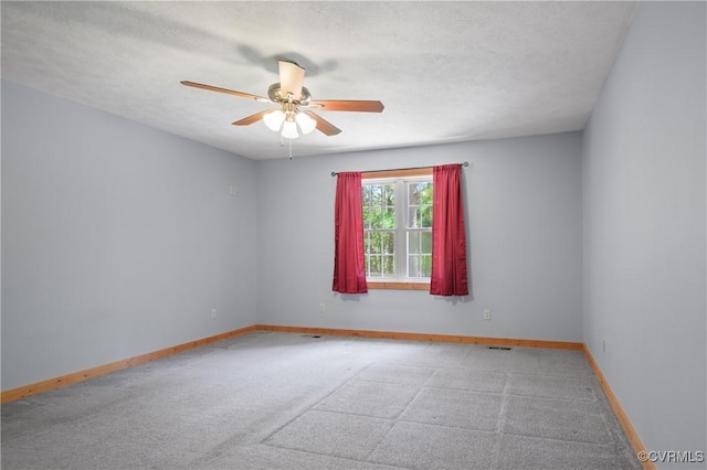 14560 Meade Rd, Amelia, VA 23002 - spare room featuring ceiling fan and carpet flooring
