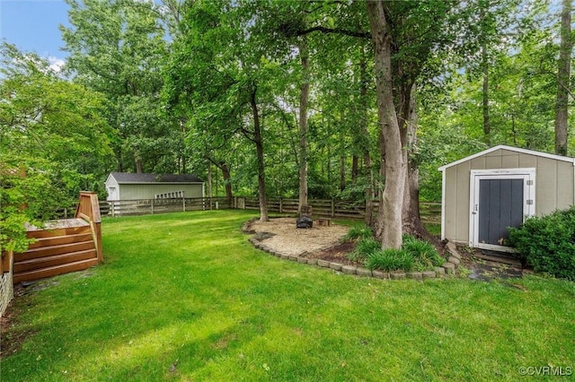 4709 Tameo Ct, Glen Allen, VA 23060 - view of yard featuring a storage unit