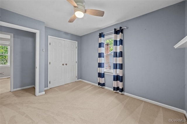 4709 Tameo Ct, Glen Allen, VA 23060 - unfurnished bedroom with carpet, a closet, and a ceiling fan