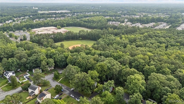 4709 Tameo Ct, Glen Allen, VA 23060 - bird's eye view of a heavily wooded area