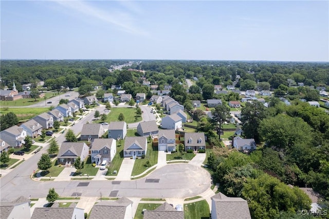 1712 Binford Ct, Cobbs Creek, VA 23223 - aerial view of property and surrounding area featuring nearby suburban area