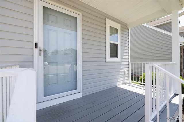 1712 Binford Ct, Cobbs Creek, VA 23223 - view of porch