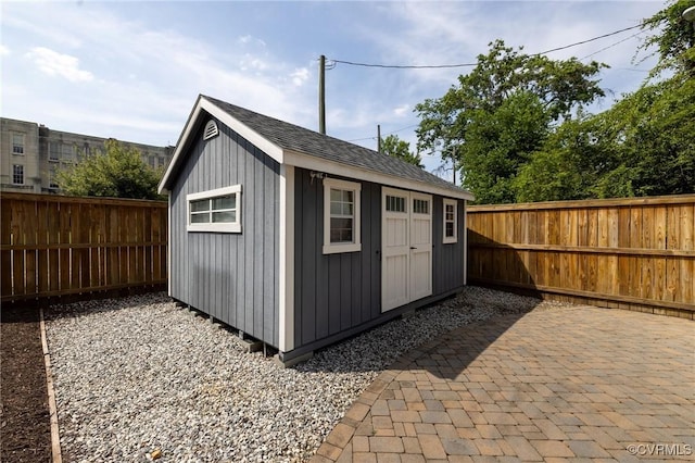 4024 W Grace St, Richmond, VA 23230 - view of shed with a fenced backyard