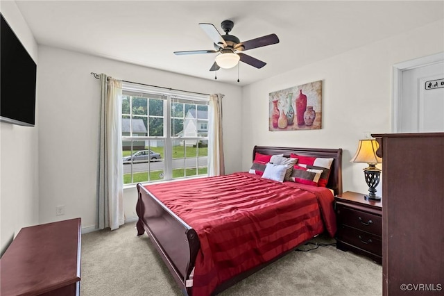 9949 Reymet Ct, North Chesterfield, VA 23237 - carpeted bedroom featuring a ceiling fan