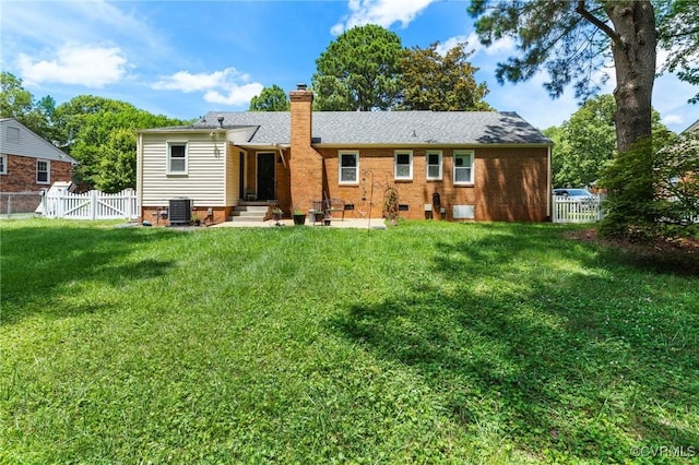 1708 Hollandale Rd, Henrico, VA 23238 - rear view of property with a chimney, a gate, and roof with shingles
