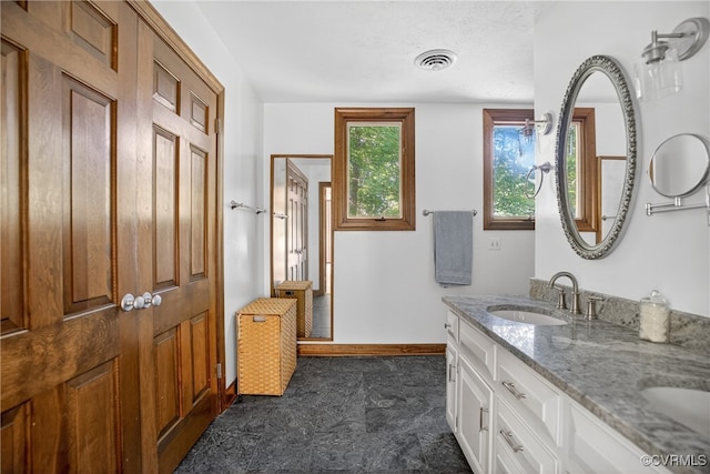 8327 Fulham Ct, Richmond, VA 23227 - full bath with double vanity and a shower