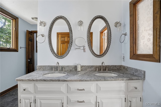 8327 Fulham Ct, Richmond, VA 23227 - bathroom featuring double vanity
