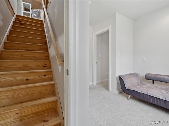 1960 Teal Ln, Powhatan, VA 23139 - stairs featuring carpet and baseboards