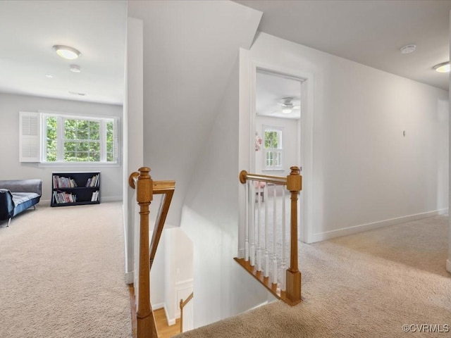 1960 Teal Ln, Powhatan, VA 23139 - stairway featuring carpet flooring and baseboards