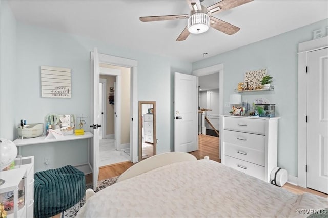 4788 Powhatan Lakes Rd, Powhatan, VA 23139 - bedroom featuring baseboards and a ceiling fan