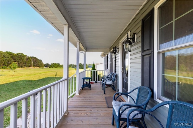 4473 Pin Oak Rd, Prospect, VA 23960 - porch featuring a yard