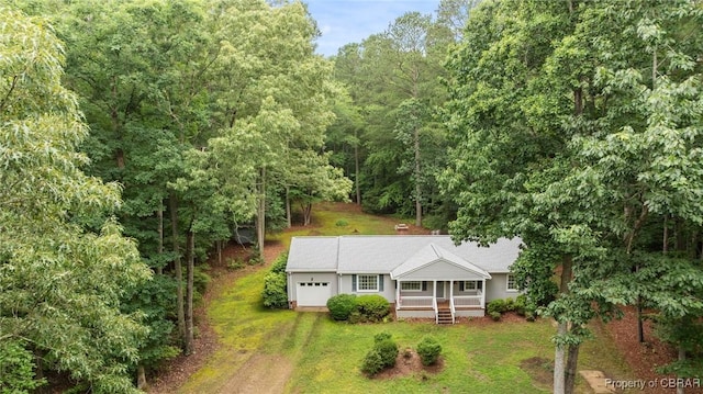 11192 Eventide Ln, Gloucester, VA 23061 - view from above of property featuring a forest
