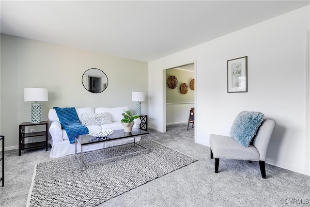 619 Winnetka Ave, Richmond, VA 23227 - living area featuring carpet and baseboards