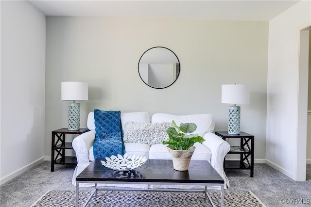 619 Winnetka Ave, Richmond, VA 23227 - living room with carpet flooring and baseboards