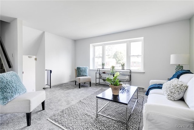 619 Winnetka Ave, Richmond, VA 23227 - living room with carpet and baseboards