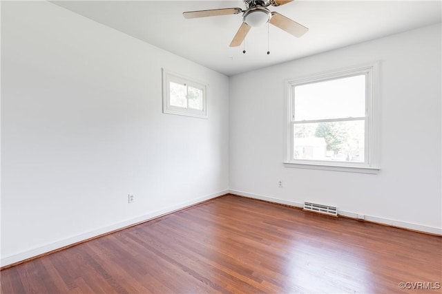 619 Winnetka Ave, Richmond, VA 23227 - spare room featuring wood finished floors and ceiling fan