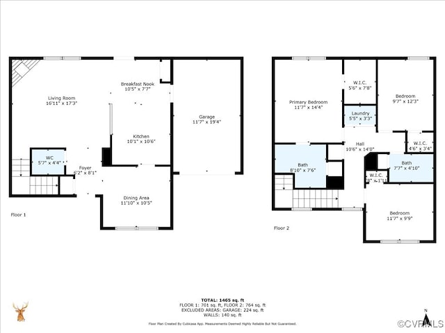 1624 Harvest Grove Ln, Henrico, VA 23223 - view of home floor plan
