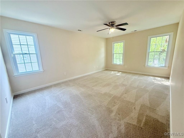 10342 Brickerton Dr, Mechanicsville, VA 23116 - unfurnished room featuring carpet floors and a ceiling fan