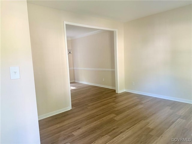 10342 Brickerton Dr, Mechanicsville, VA 23116 - empty room with wood finished floors and baseboards