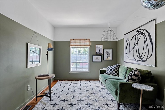 10 Skipwith Green Cir, Henrico, VA 23294 - living area with dark wood-type flooring and baseboards