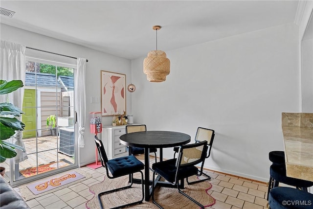 10 Skipwith Green Cir, Henrico, VA 23294 - dining room with light tile patterned floors and baseboards