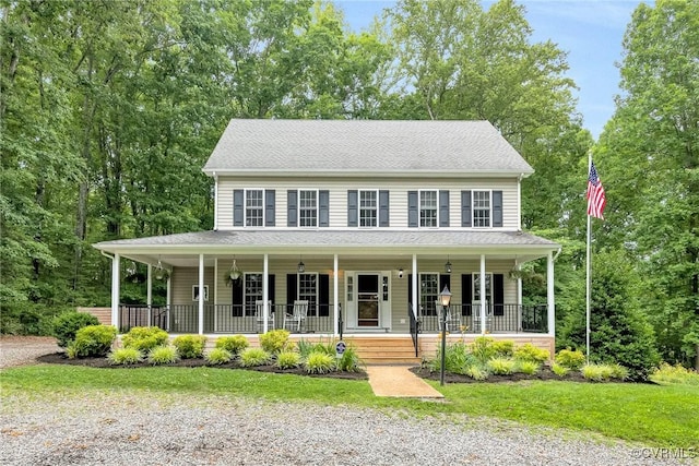 16494 Connie Hall Rd, Montpelier, VA 23192 - colonial inspired home with covered porch and roof with shingles