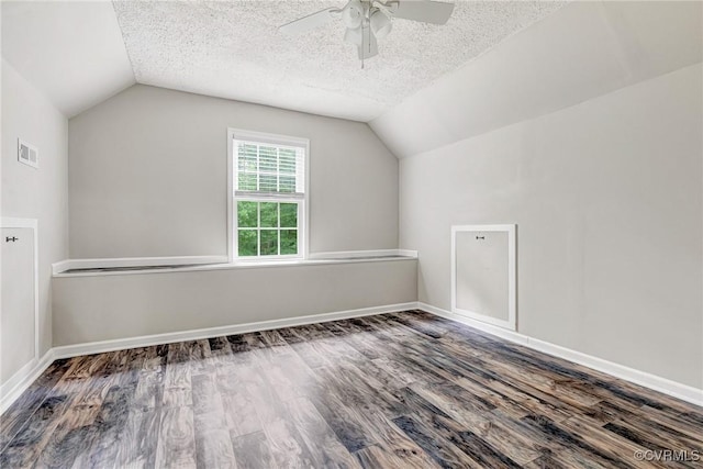 16494 Connie Hall Rd, Montpelier, VA 23192 - bonus room with lofted ceiling, wood finished floors, ceiling fan, and a textured ceiling