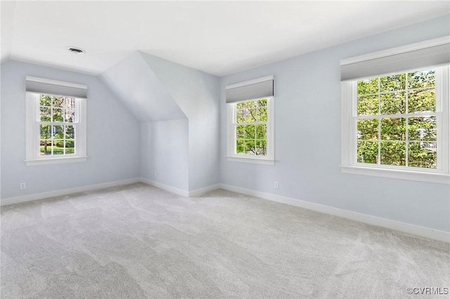 341 Rossmere Dr, Midlothian, VA 23114 - additional living space featuring plenty of natural light, carpet, and vaulted ceiling
