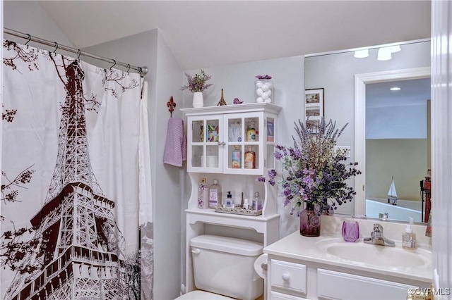 5669 Virginia Park Dr, Providence Forge, VA 23140 - full bathroom with vanity and curtained shower