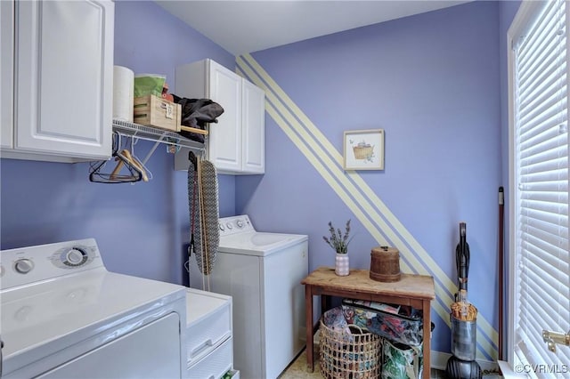 5669 Virginia Park Dr, Providence Forge, VA 23140 - washroom with cabinet space and washer and clothes dryer