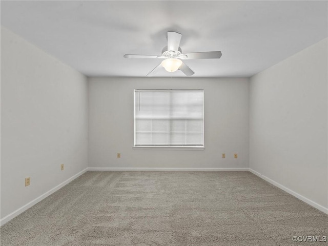 624 Bristol Village Dr Unit 302, Chesterfield, VA 23114 - carpeted empty room featuring a ceiling fan and baseboards