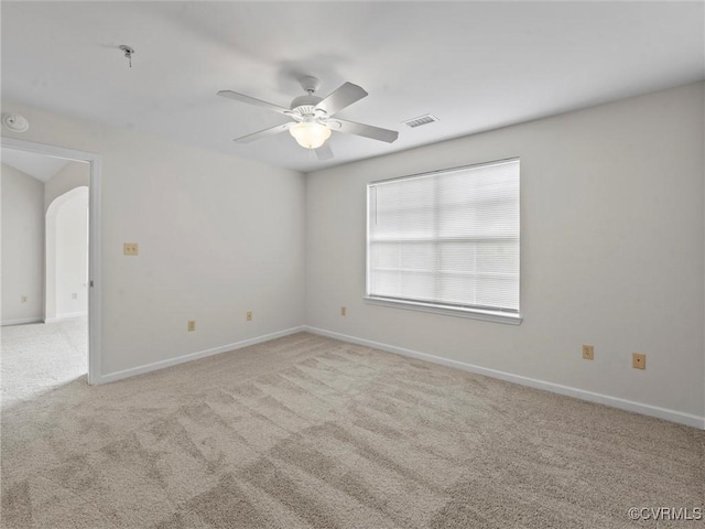 624 Bristol Village Dr Unit 302, Chesterfield, VA 23114 - carpeted empty room with a ceiling fan and baseboards