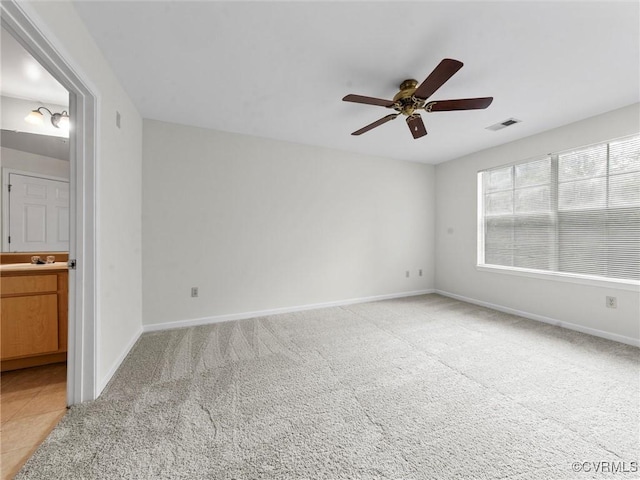 624 Bristol Village Dr Unit 302, Chesterfield, VA 23114 - unfurnished room featuring a ceiling fan and light carpet