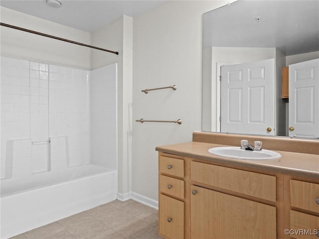 624 Bristol Village Dr Unit 302, Chesterfield, VA 23114 - full bath featuring vanity, tub / shower combination, and tile patterned floors