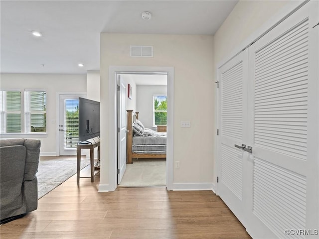 3700 Maze Runner Dr Unit 104, Midlothian, VA 23112 - entryway with light wood-style floors, healthy amount of natural light, and recessed lighting