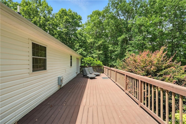 15685 Kennons Ln, Amelia, VA 23002 - view of wooden terrace