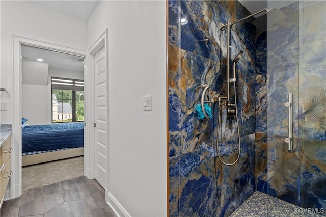 12313 Haybrook Ln, Henrico, VA 23059 - ensuite bathroom with a marble finish shower and vanity